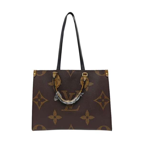 ONTHEGO MM Monogram Coated Canvas Brown