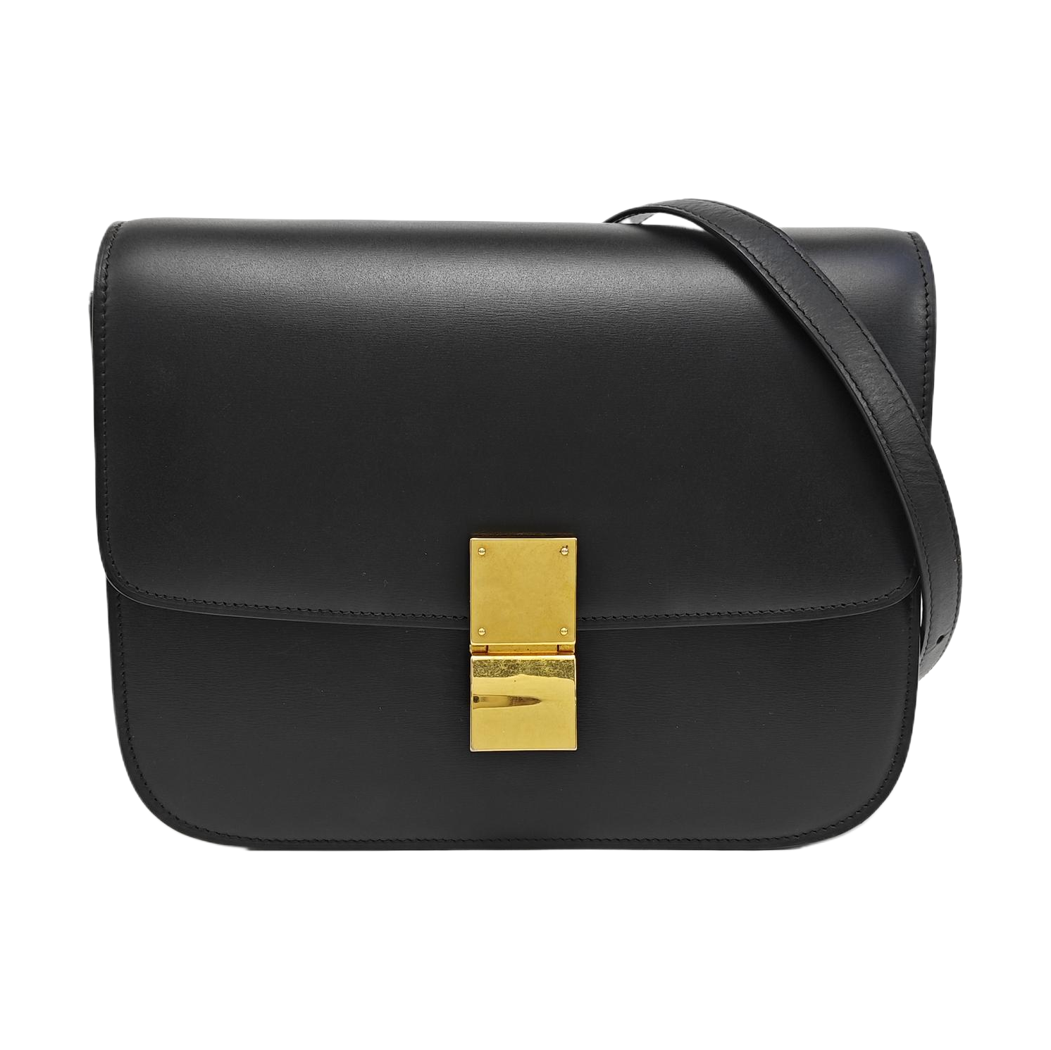 CLASSIC BOX Medium Calfskin Black