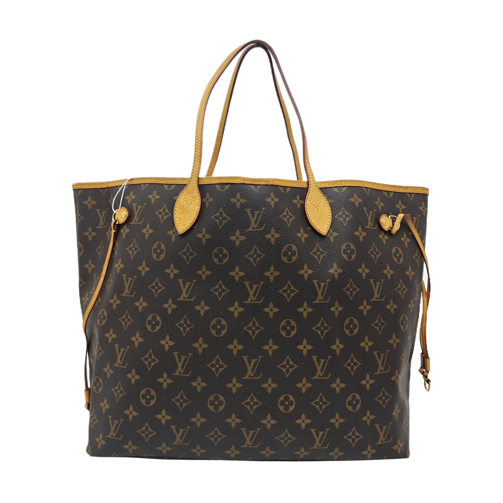 NEVERFULL GM Monogram Coated Canvas Brown