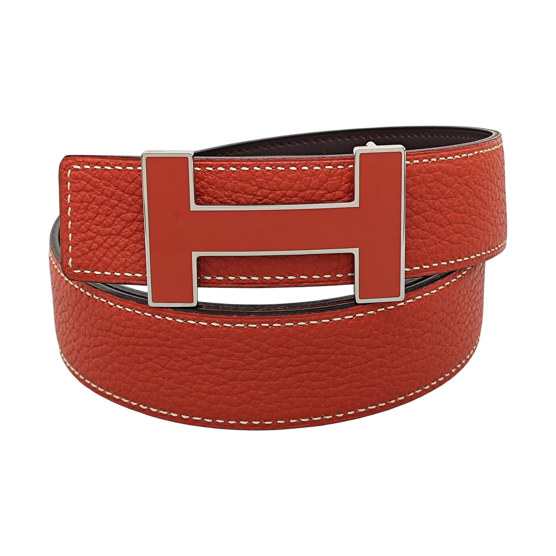 Leather Belt Red