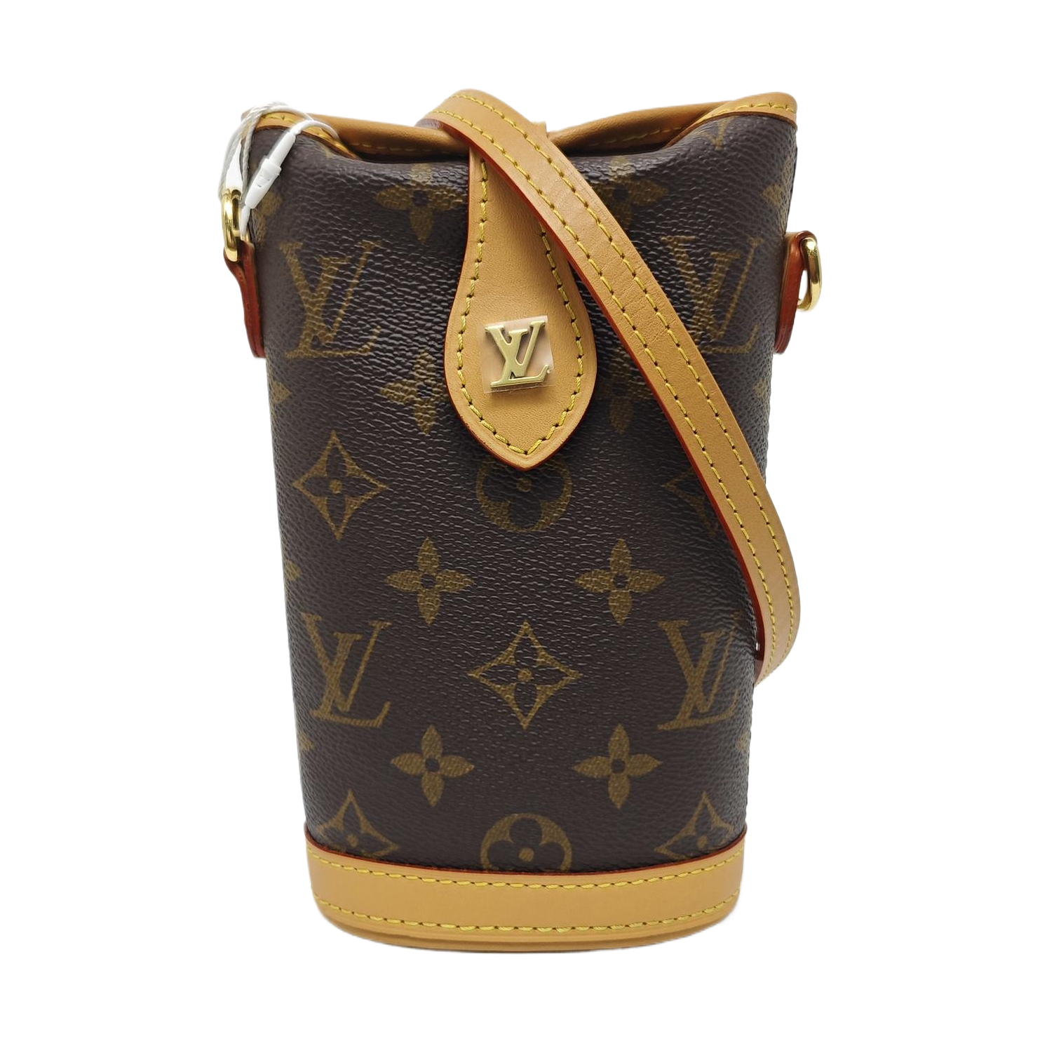 FOLD ME Monogram Coated Canvas Brown