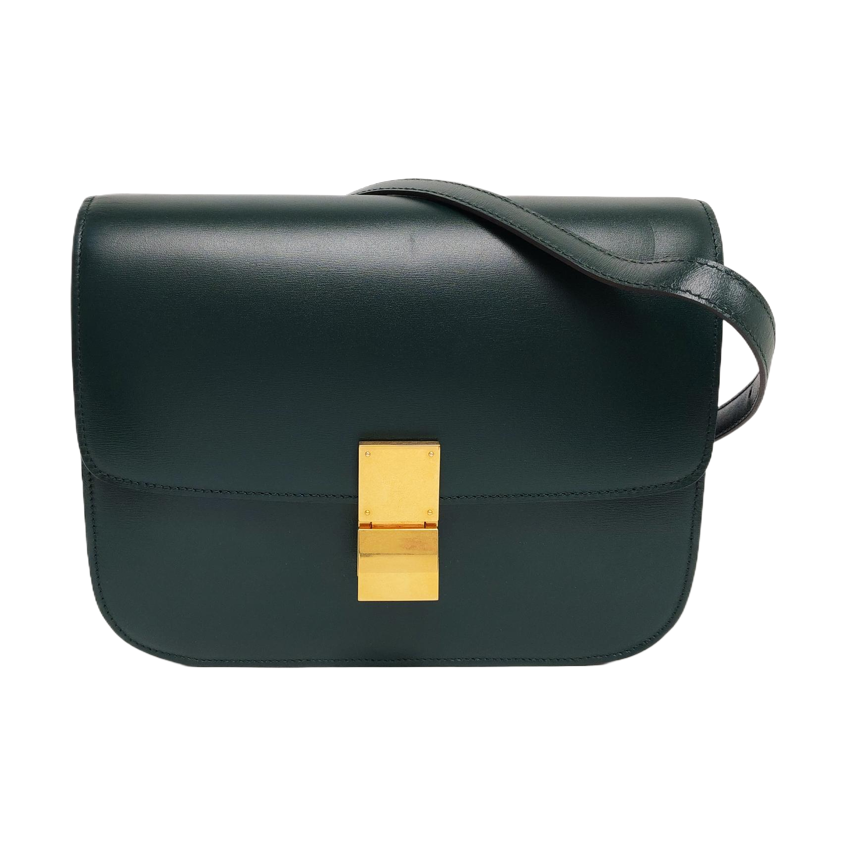 CLASSIC BOX Medium Calfskin Green