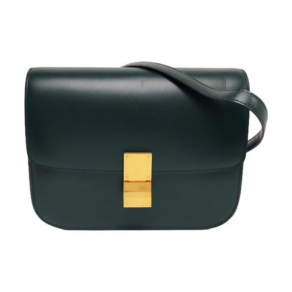 CLASSIC BOX Medium Calfskin Green