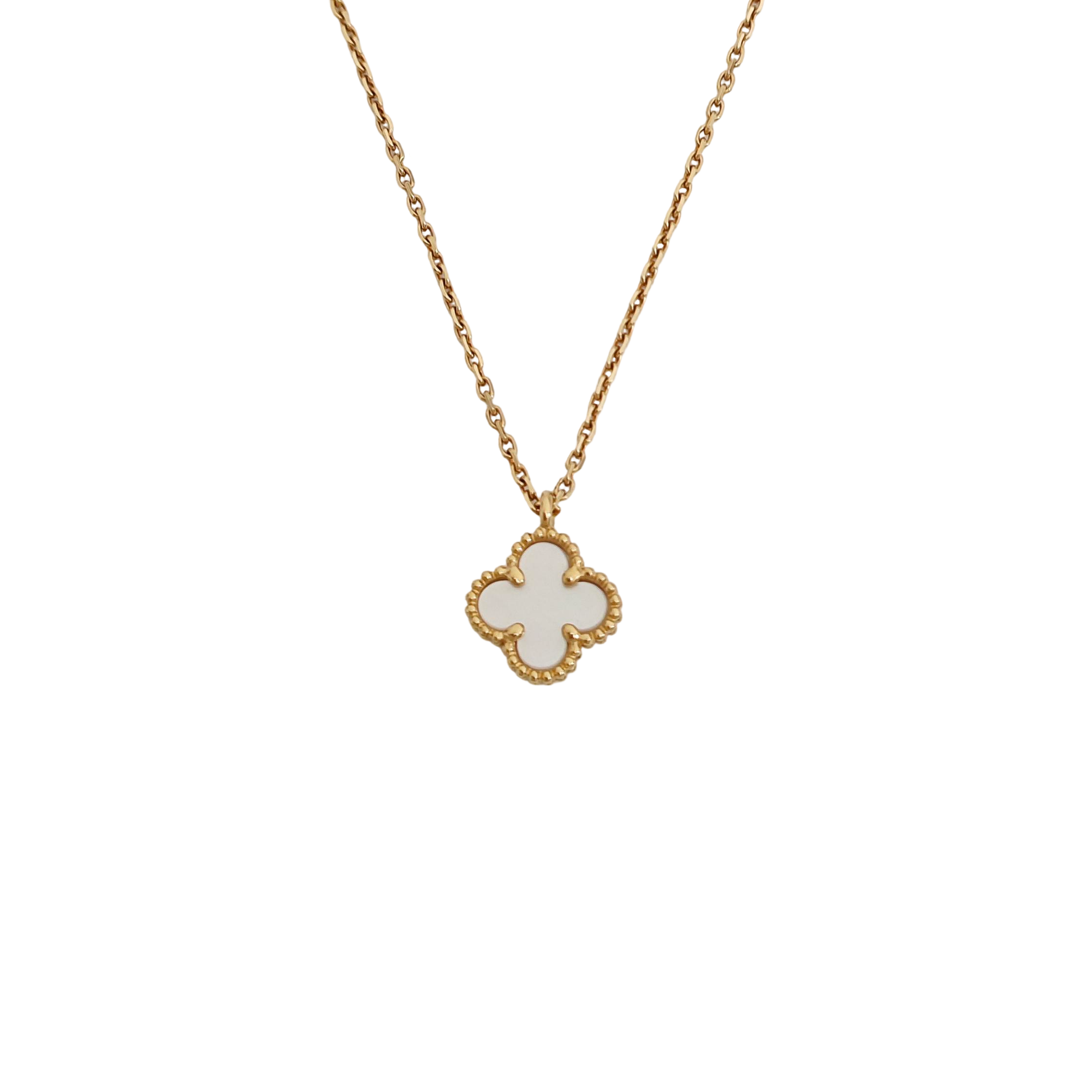Sweet Alhambra 18k Gold Necklace