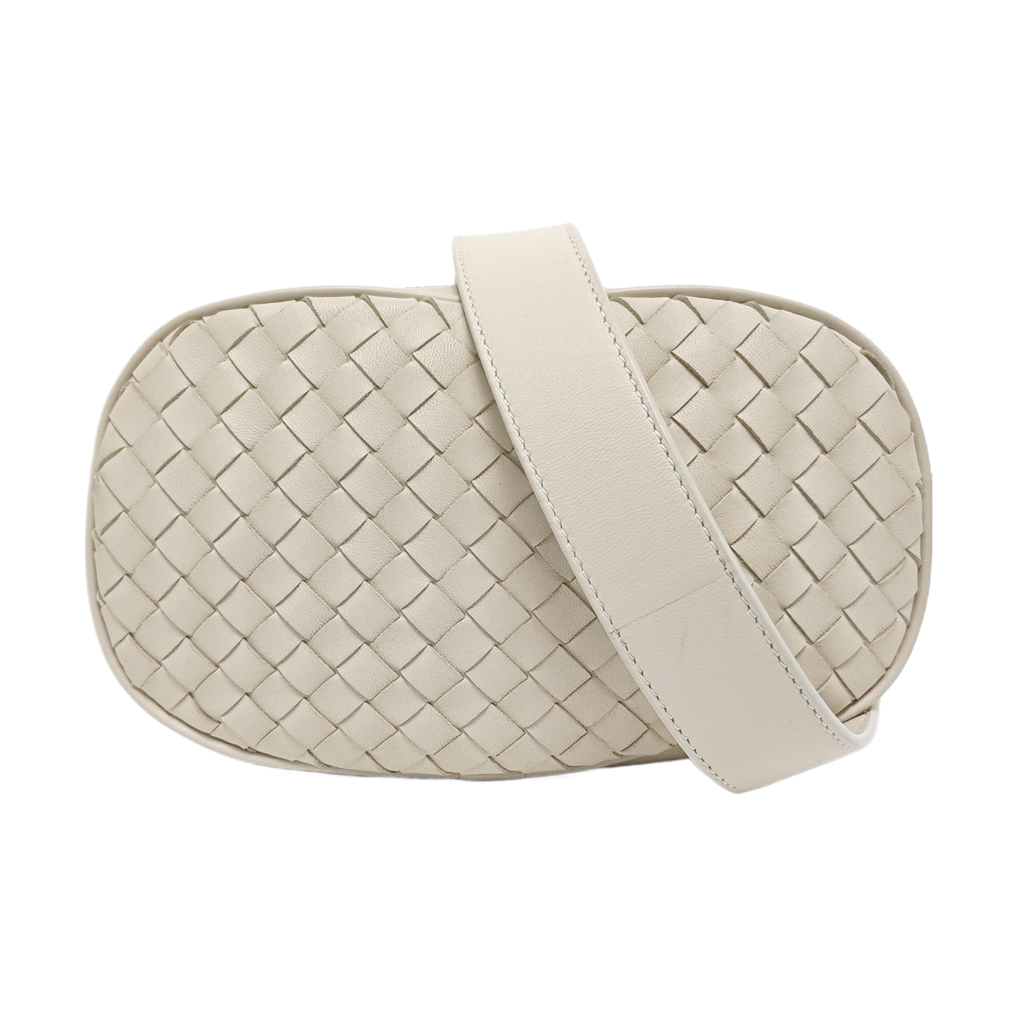 Calfskin Shoulder Bag White