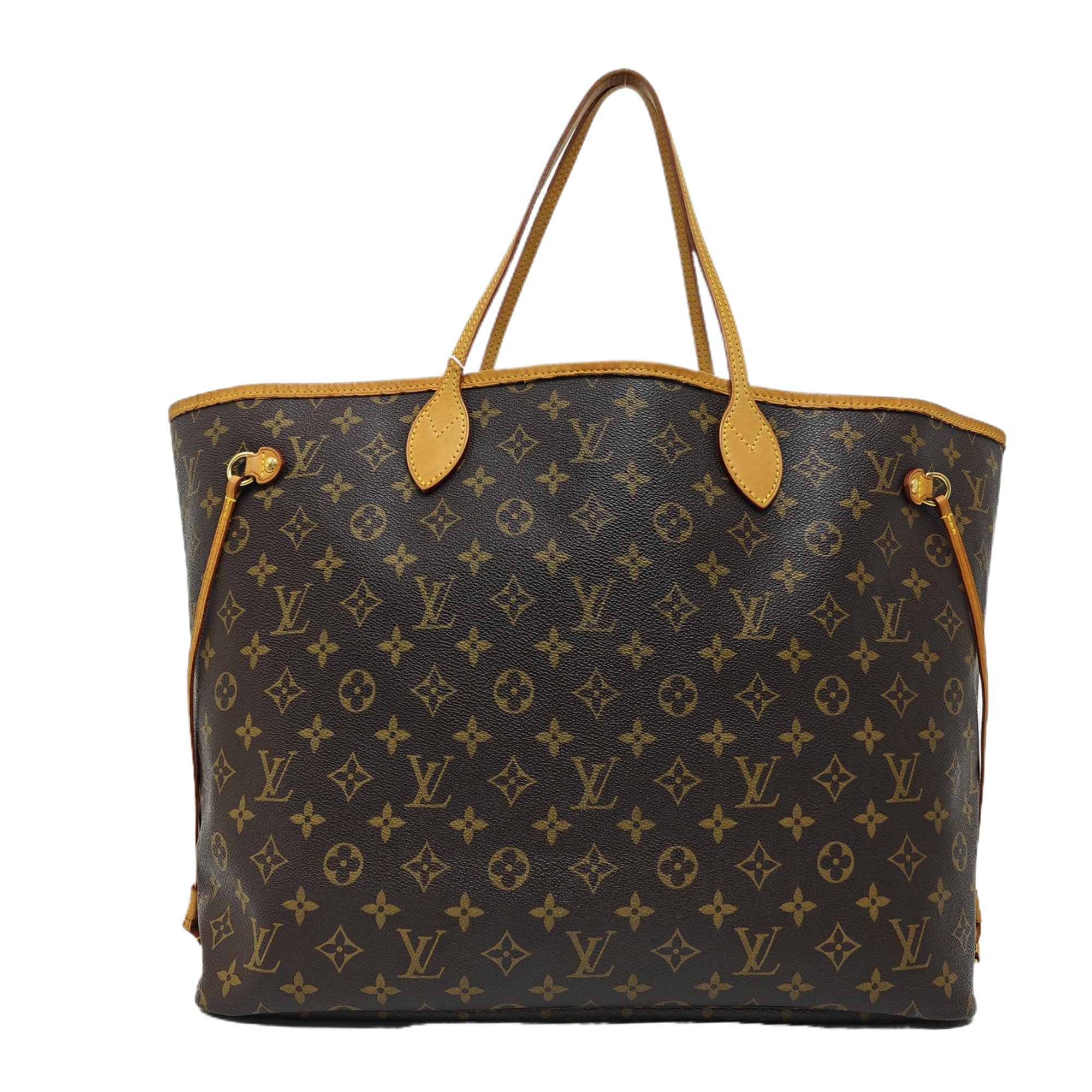 NEVERFULL GM Monogram Coated Canvas Brown