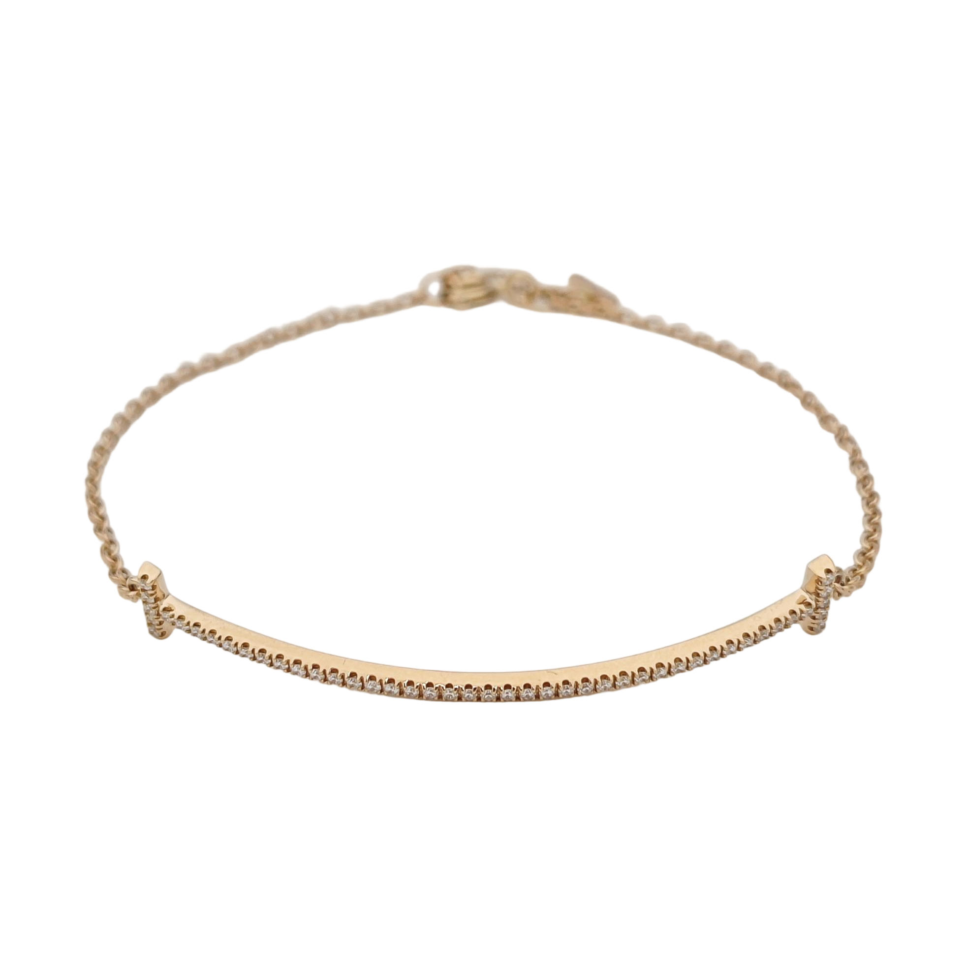 Tiffany T 18k Rose Gold Bracelet