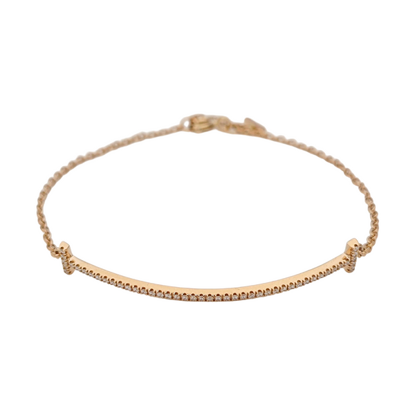 Tiffany T 18k Rose Gold Bracelet