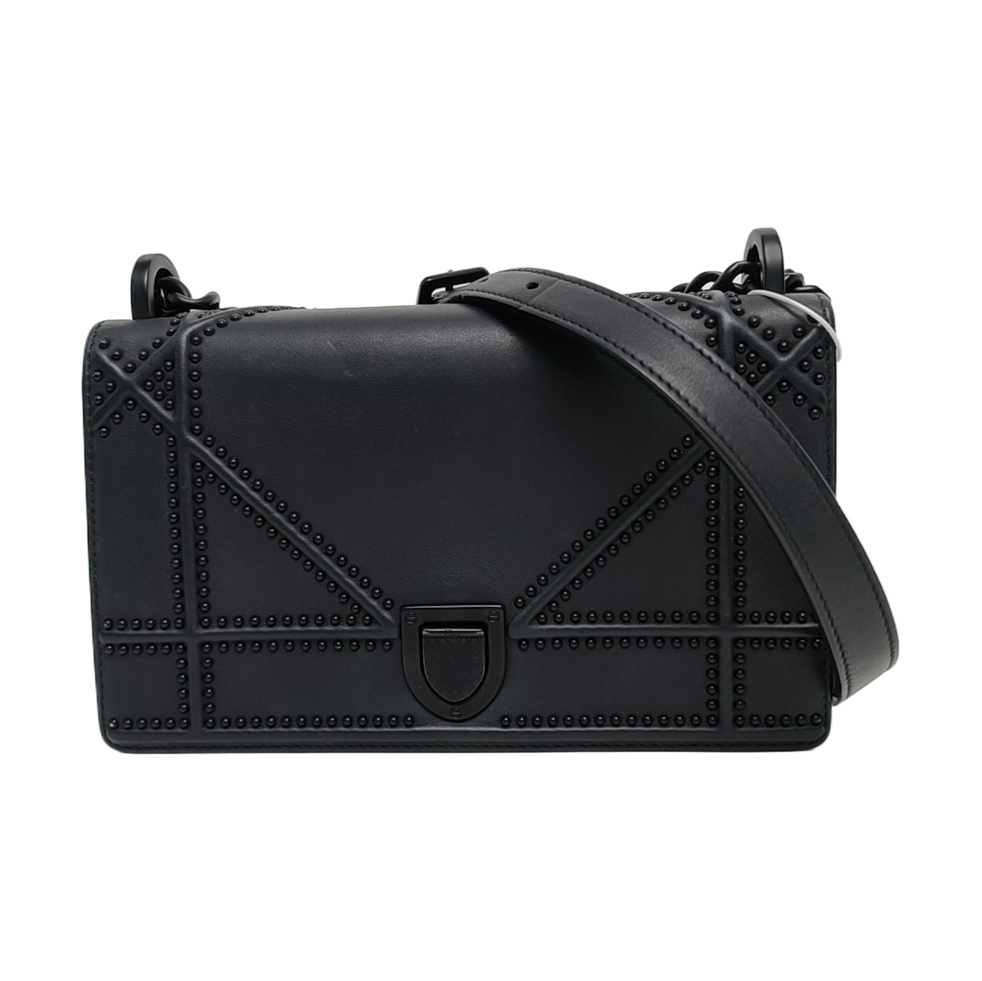 Diorama Small Calfskin Black
