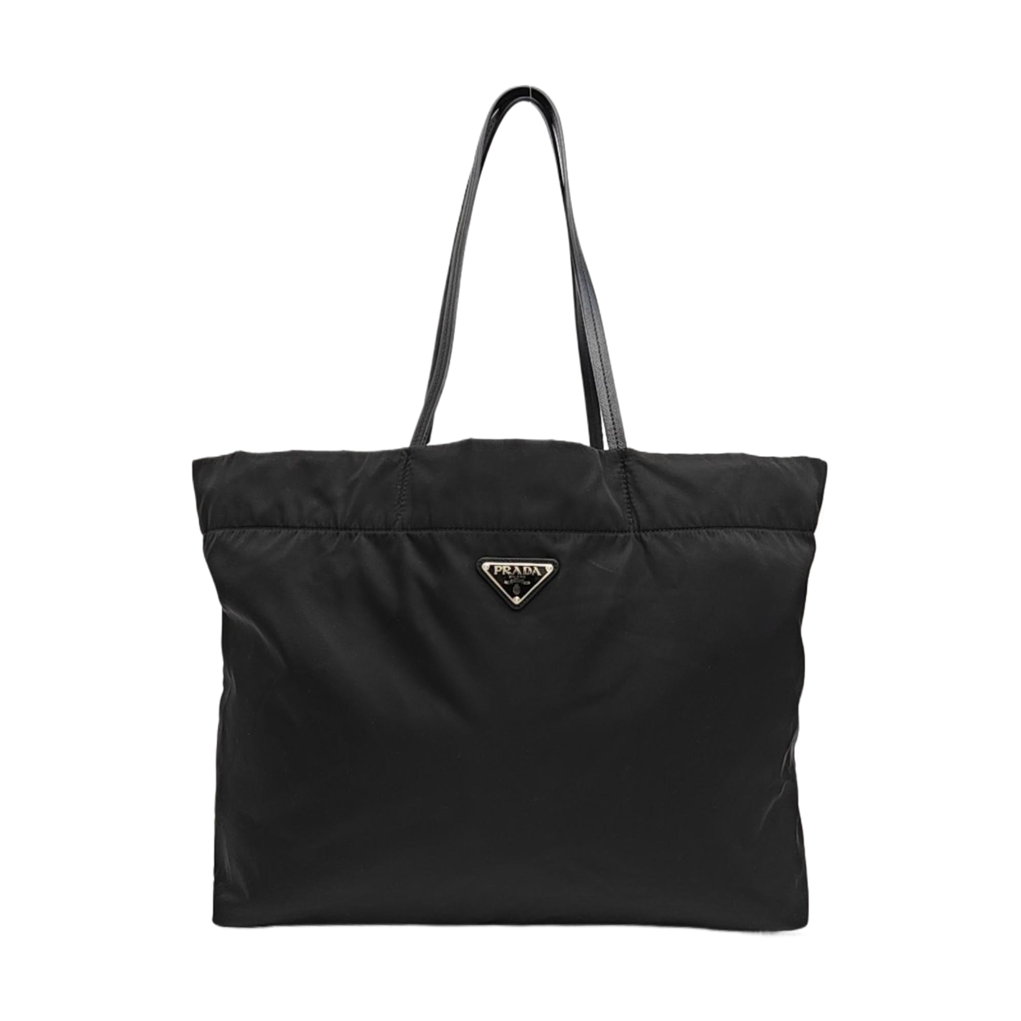 Nylon Tote Bag Medium Black