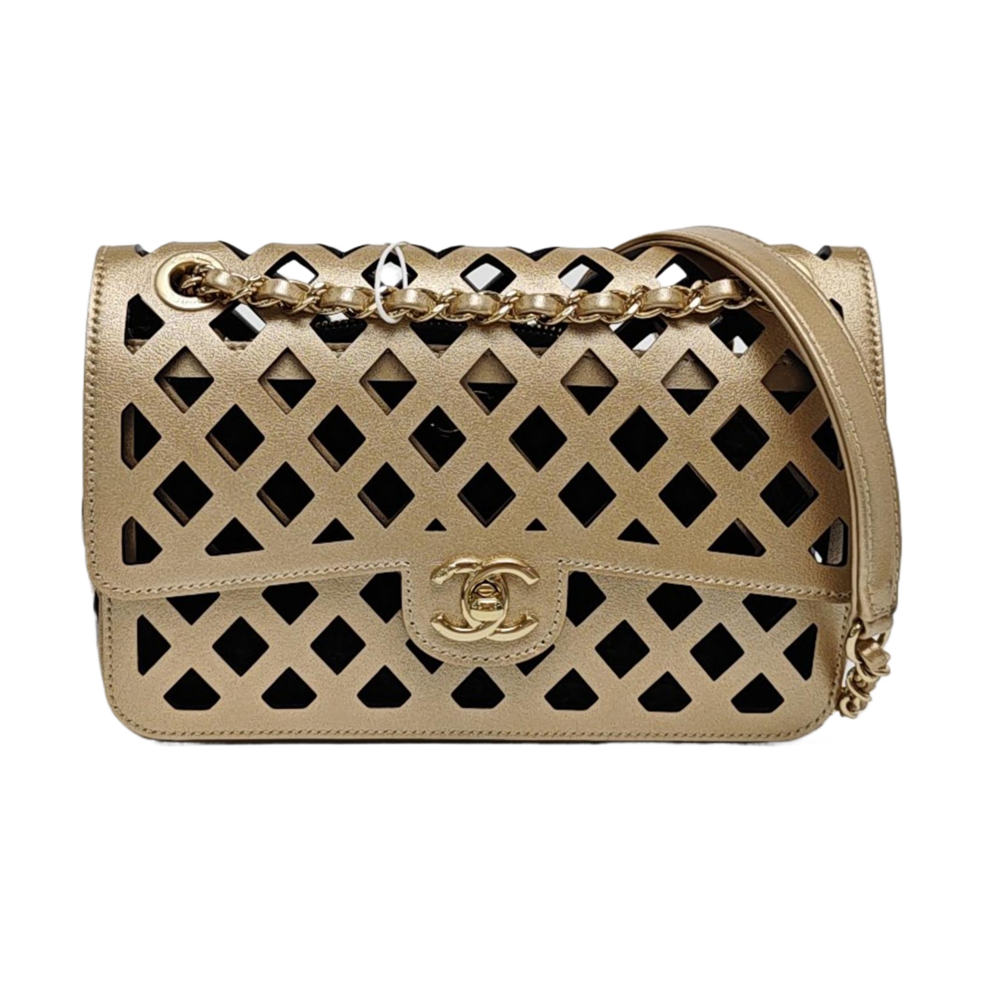 CLASSIC FLAP Calfskin Gold