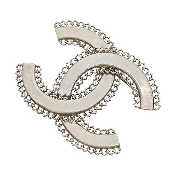 Metal Silver Brooch