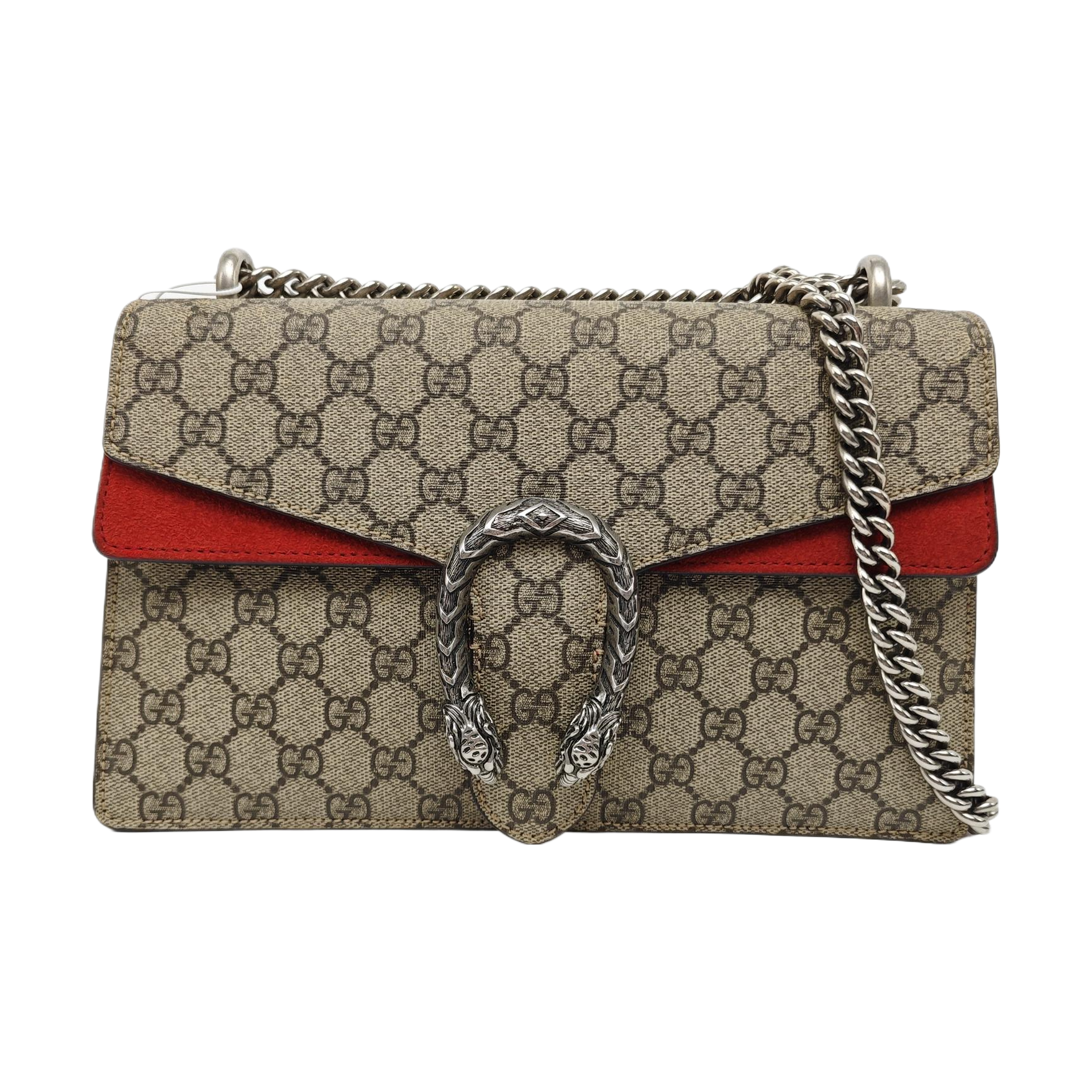 Dionysus Small Monogram Coated Canvas Black