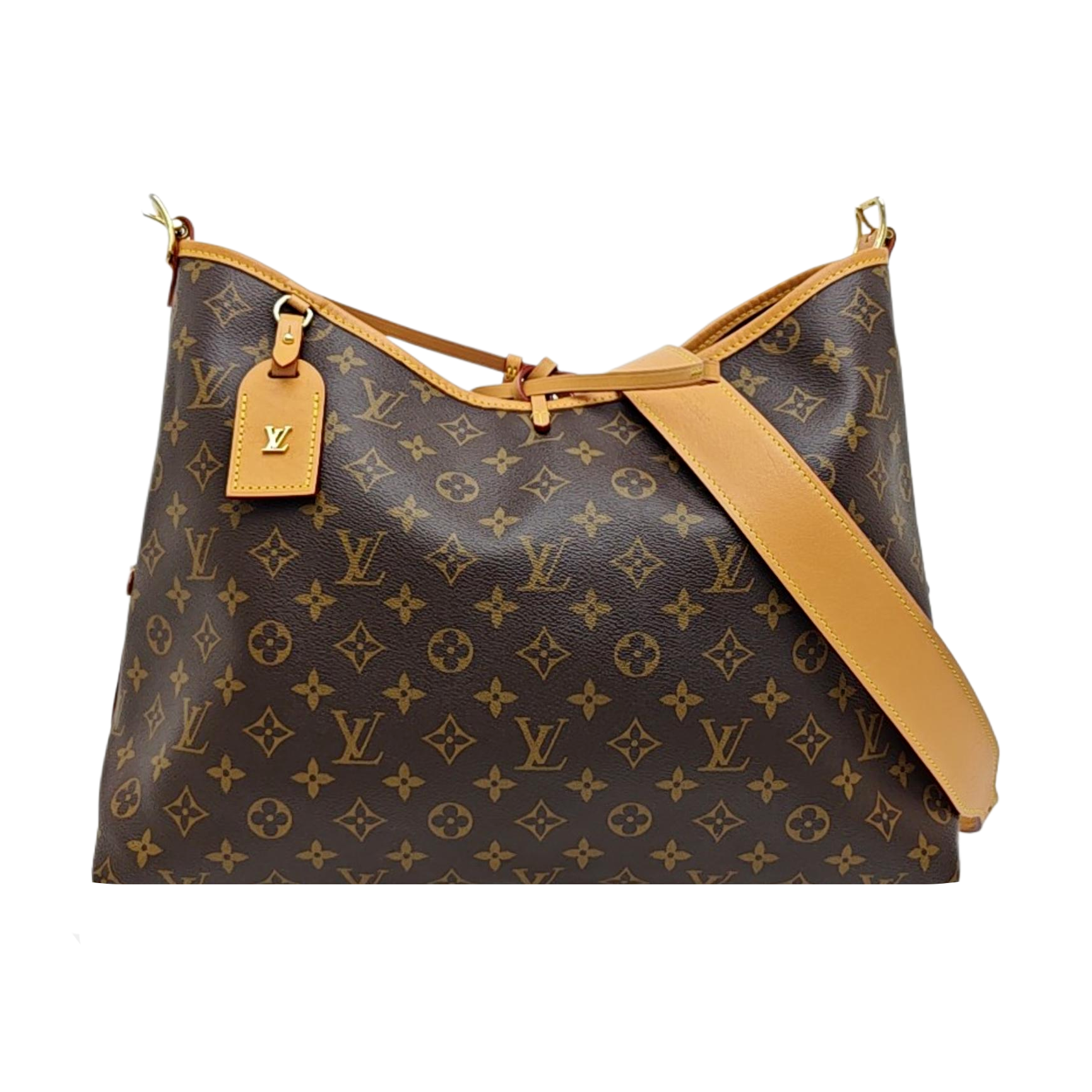 CARRYALL MM Monogram Coated Canvas Brown