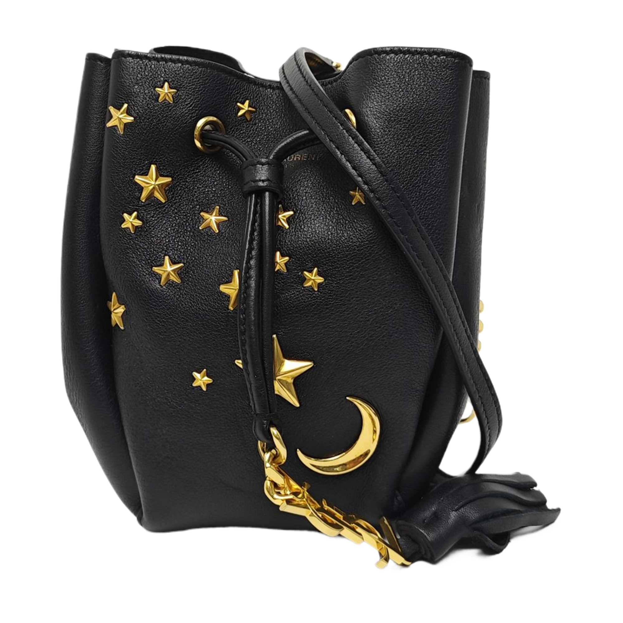 Calfskin Bucket Bag Black