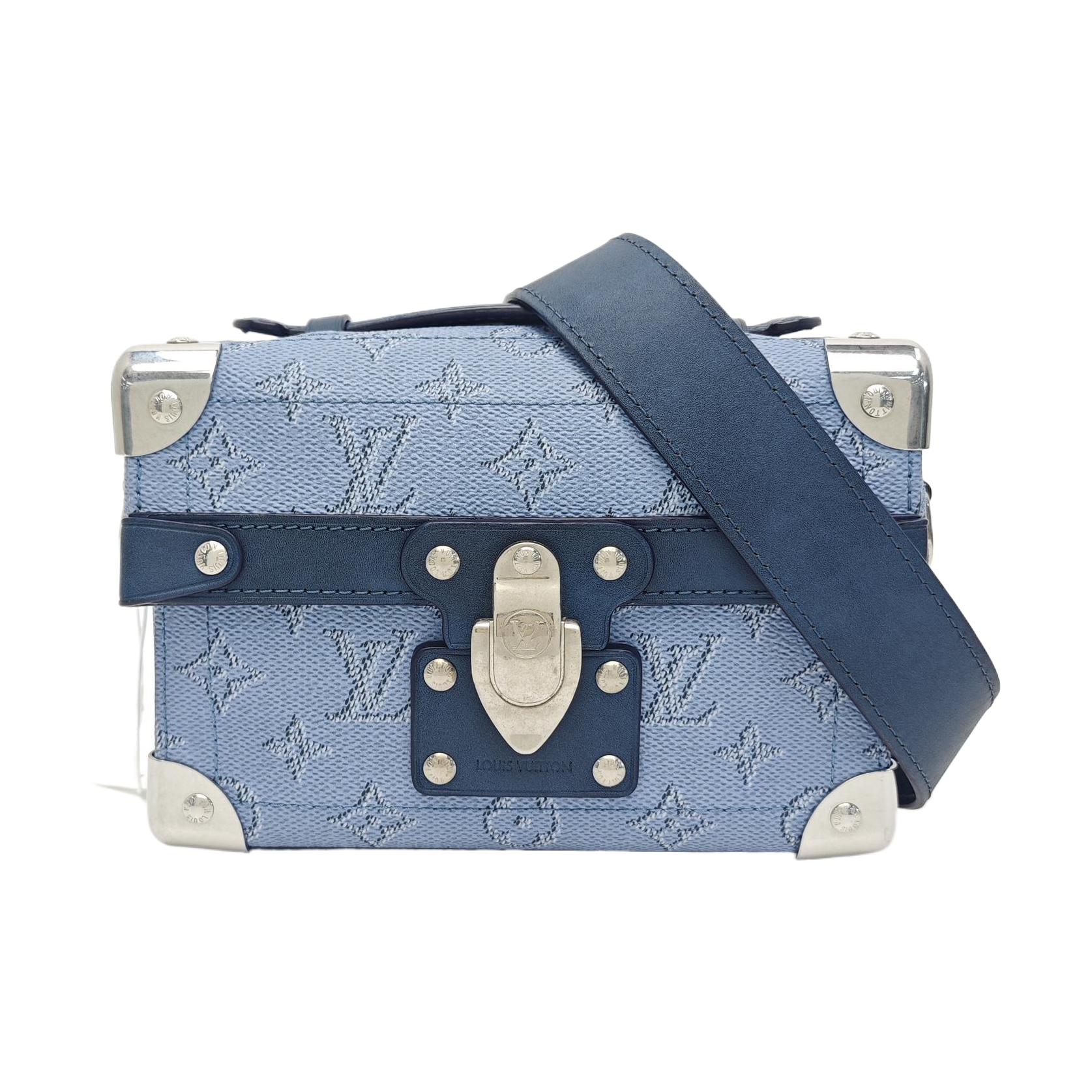 SOUL TRUNK Monogram Coated Canvas Blue