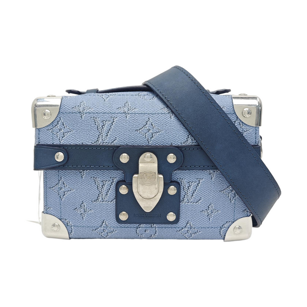 SOUL TRUNK Monogram Coated Canvas Blue