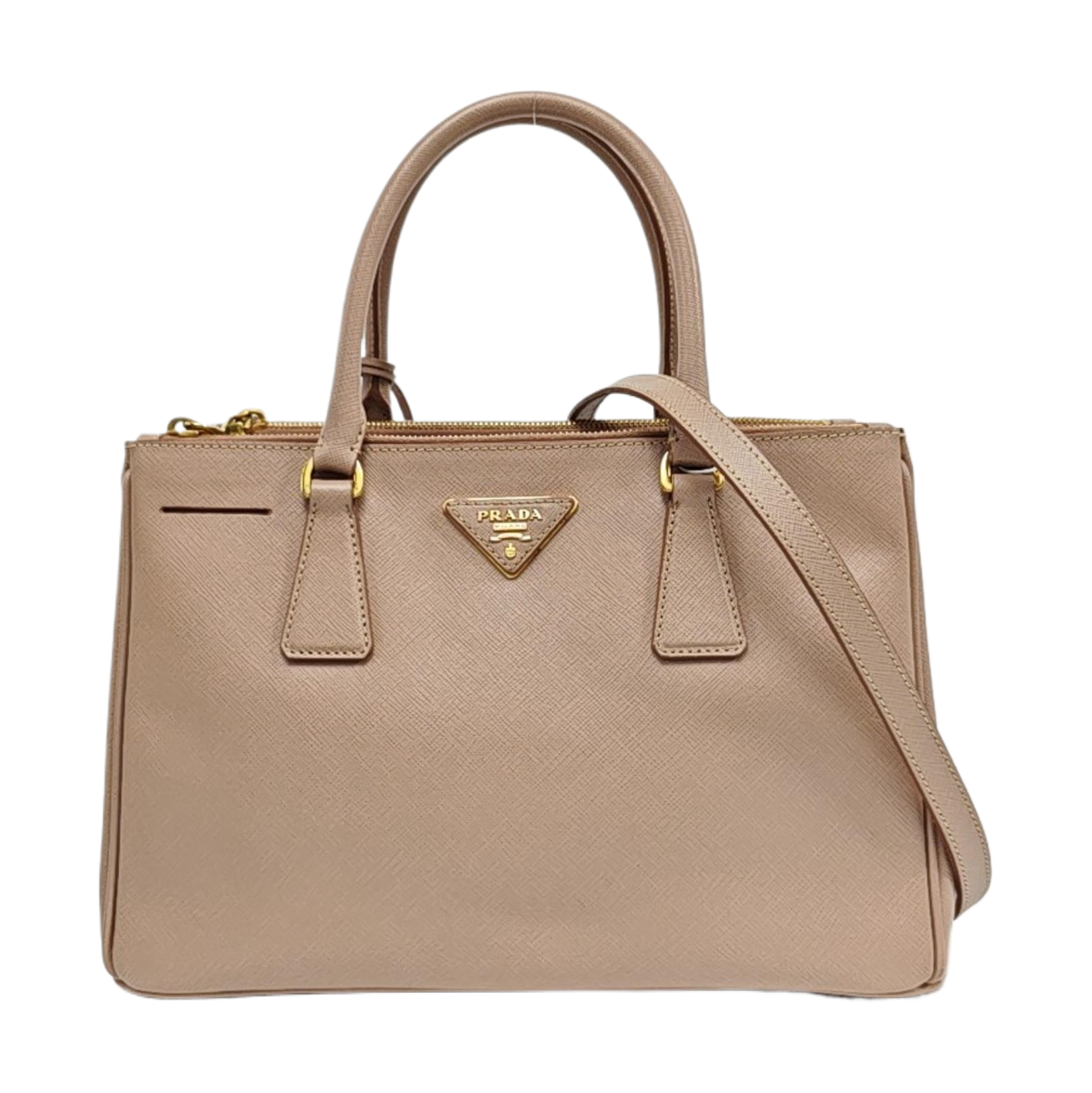 Authenticated pre-owned  Galleria Saffiano Calfskin Pink - Tote Bag at Looply