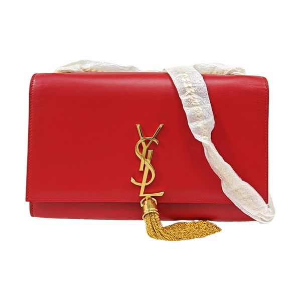 KATE Medium Calfskin Red