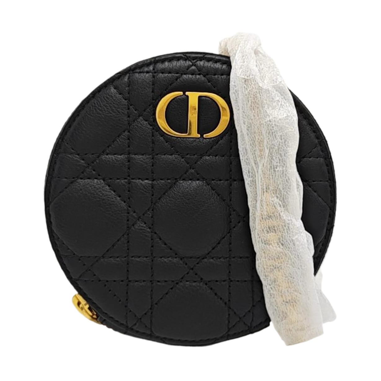 Dior Caro Small Cannage Lambskin Black