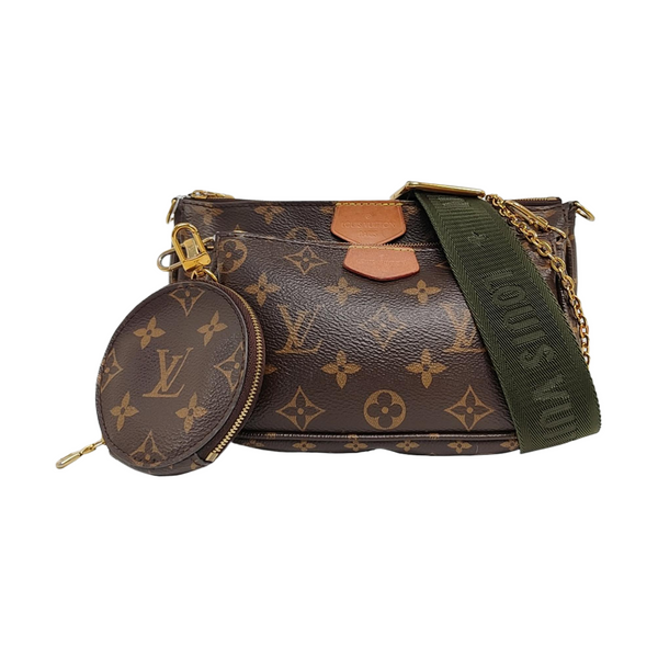 MULTI Monogram Coated Canvas Brown