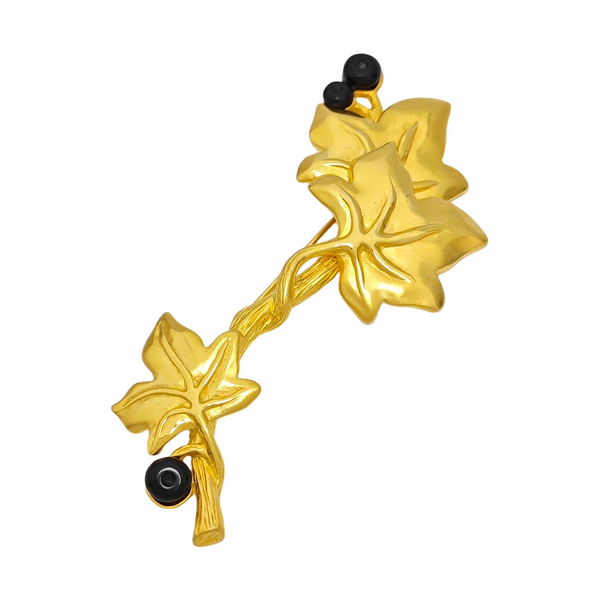 Metal Gold Brooch