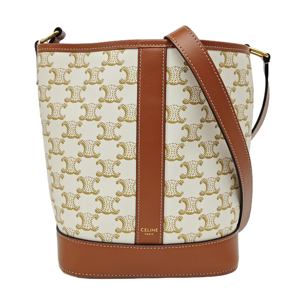 TRIOMPHE CANVAS Small Coated Canvas Beige