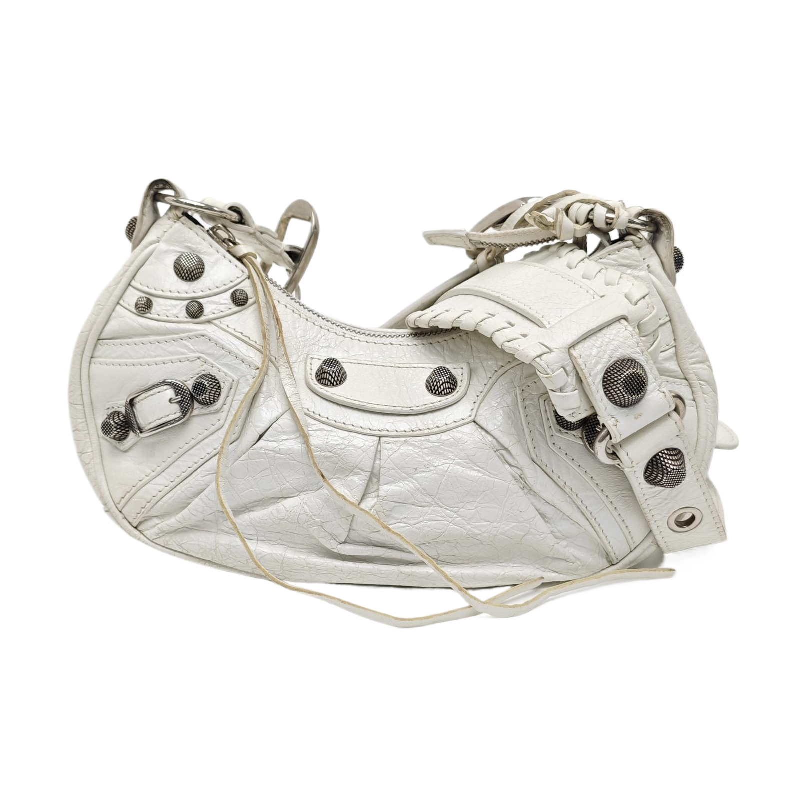 Le Cagole Mini Lambskin White