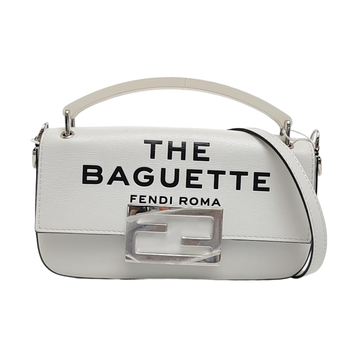 Baguette Mini Calfskin White