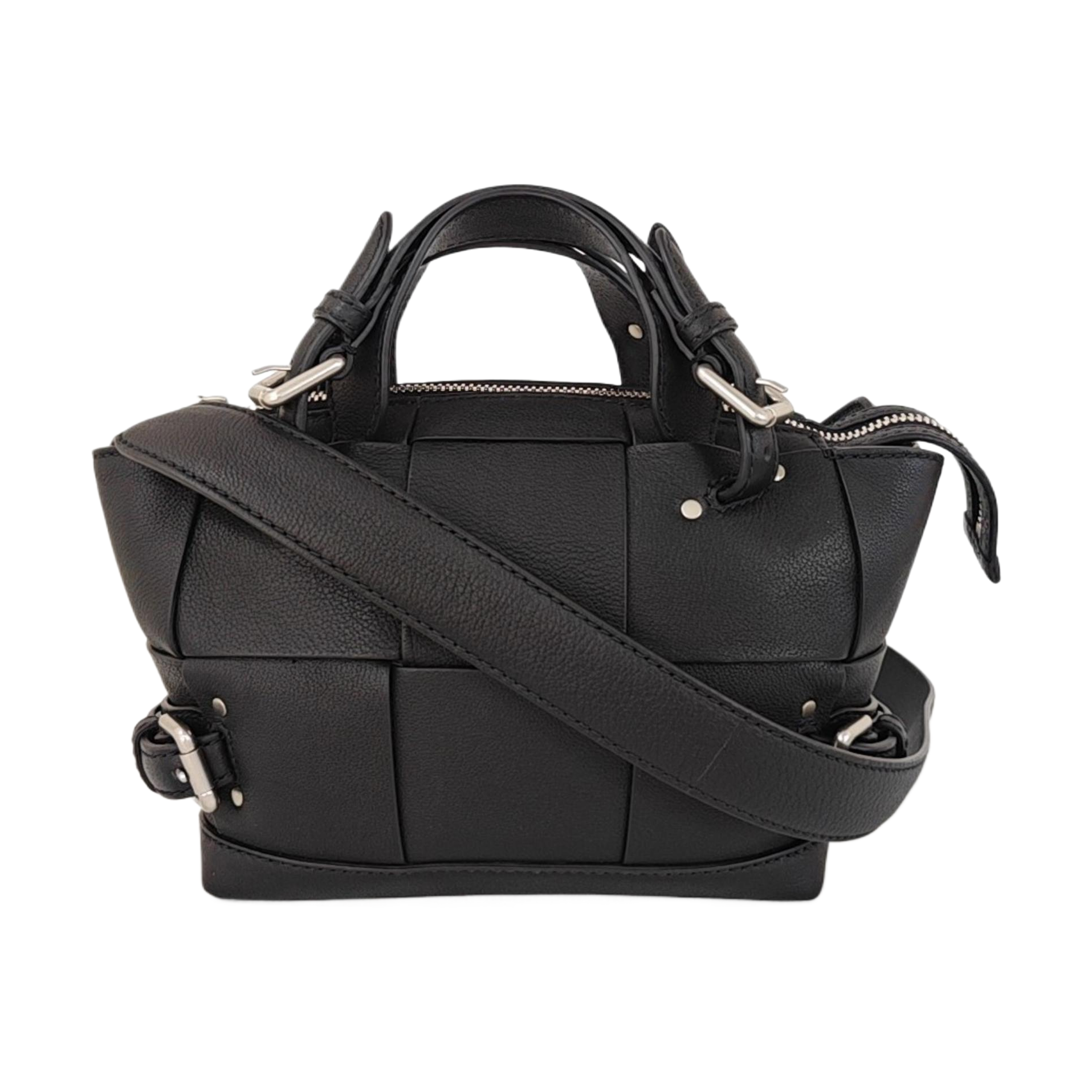 Calfskin Shoulder Bag Black