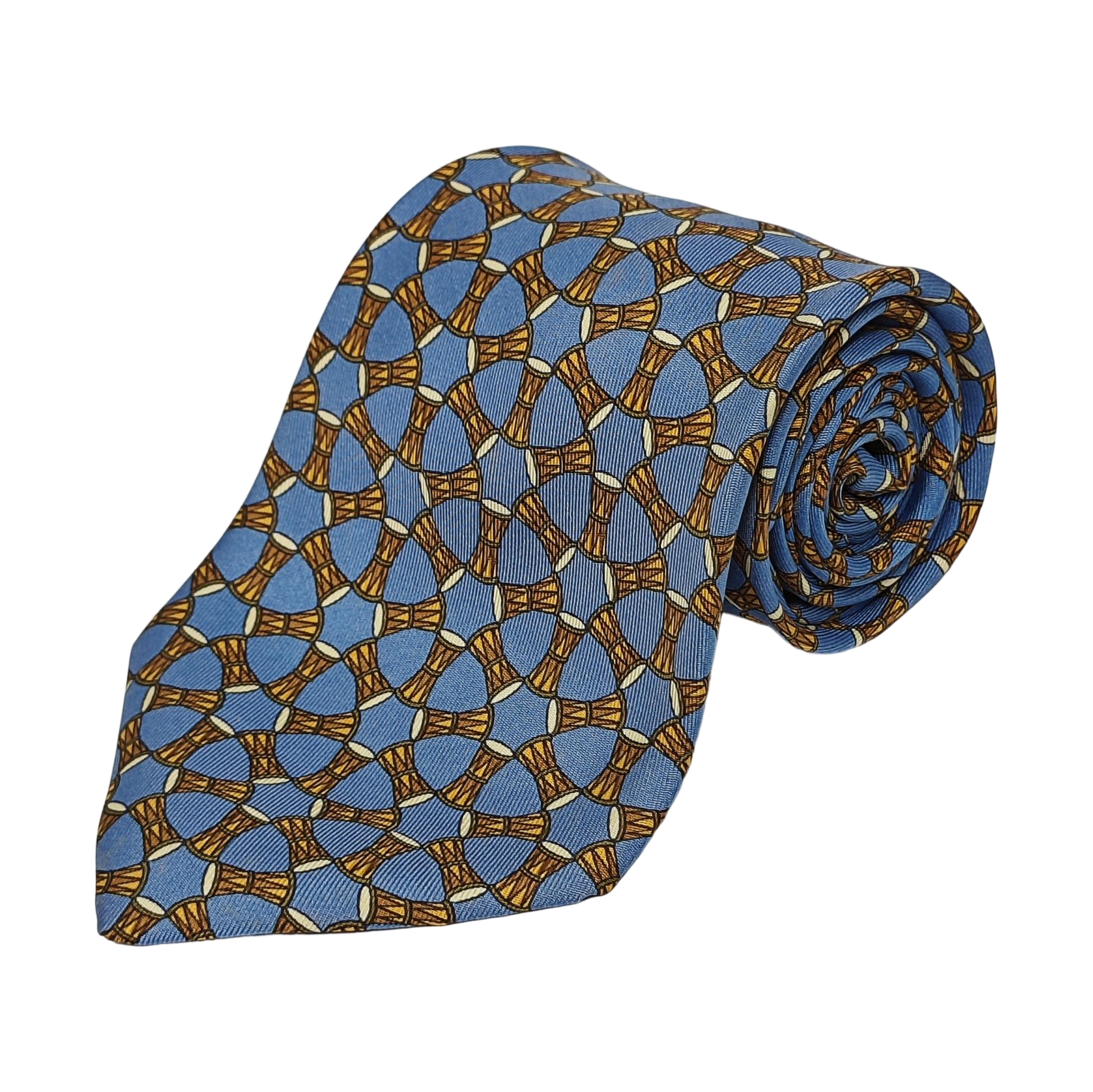Mulberry Silk Tie Blue