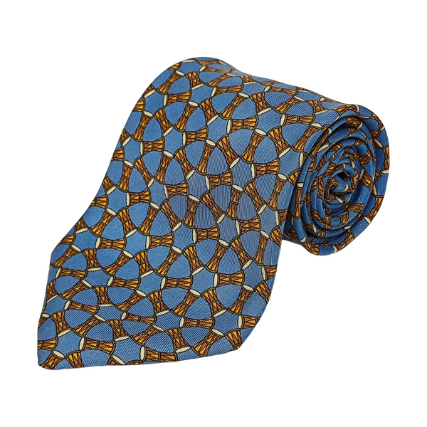 Mulberry Silk Tie Blue