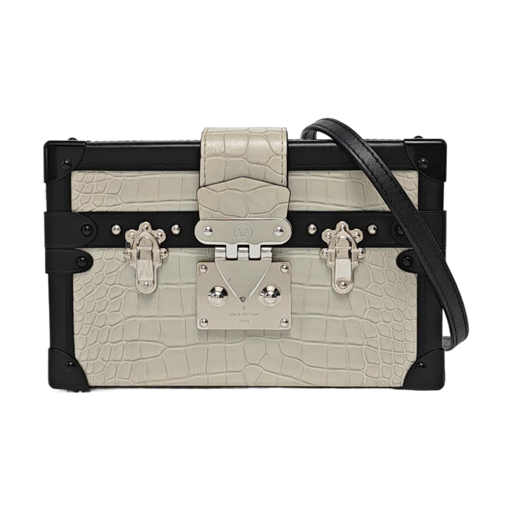 PETITE MALLE Crocodile Gray