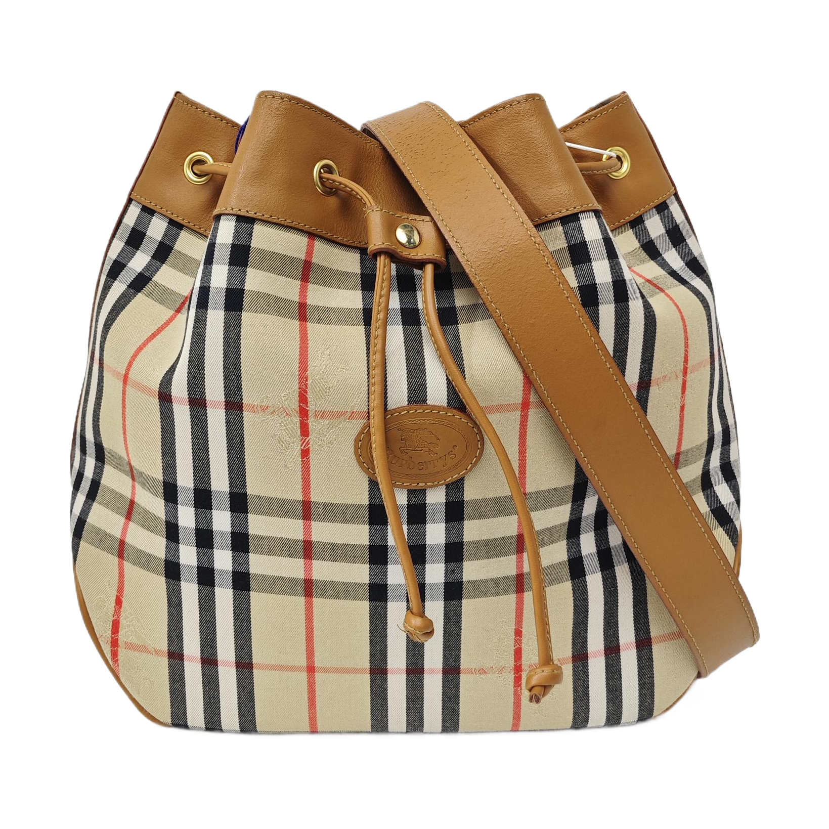 Canvas Bucket Bag Medium Brown