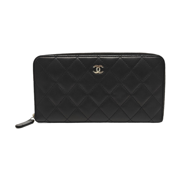 CLASSIC FLAP Mini Quilted Lambskin Black Wallet