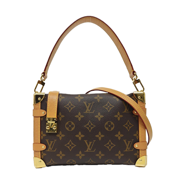 SIDE TRUNK MM Monogram Coated Canvas Brown