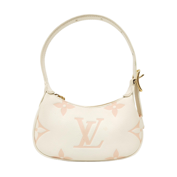 MOON Mini Monogram Calfskin White