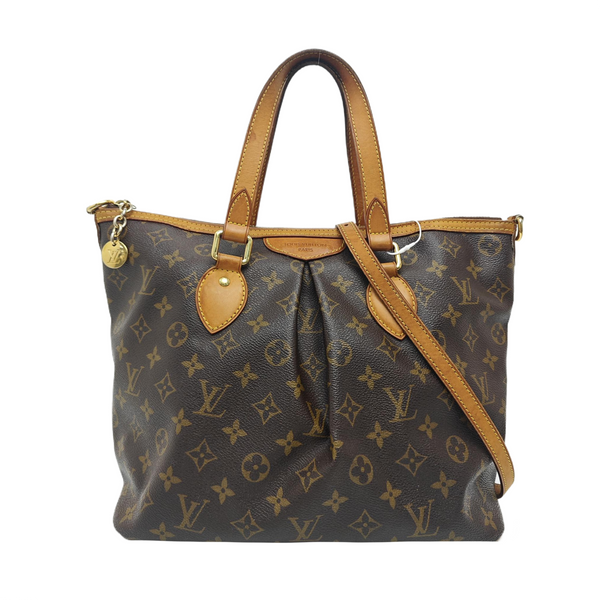 PALERMO PM Monogram Coated Canvas Brown