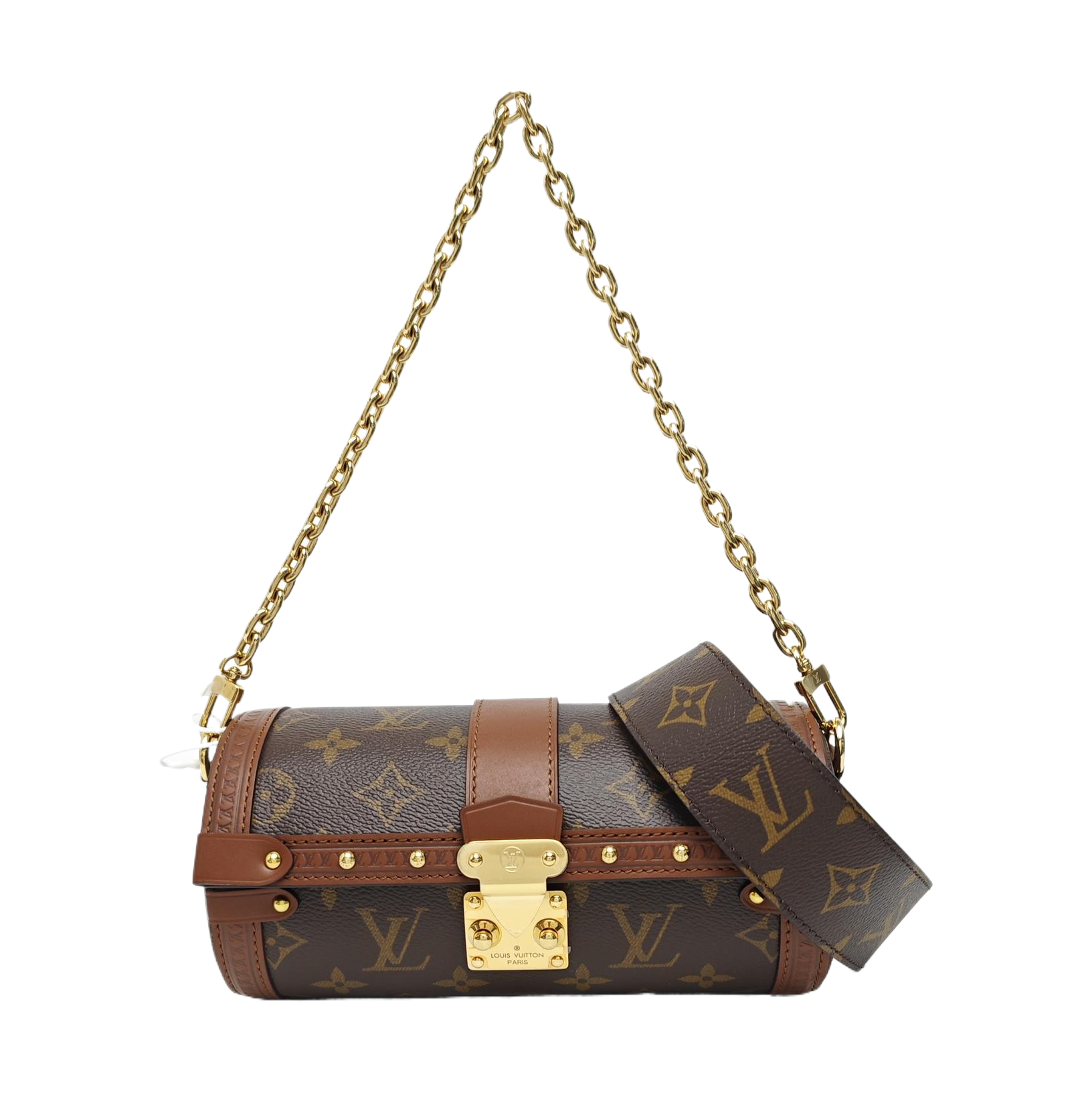 PAPILLON 19 Monogram Coated Canvas Brown