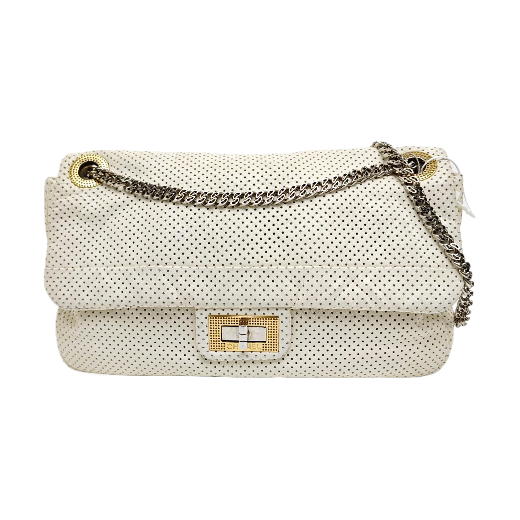 Lambskin Shoulder Bag White