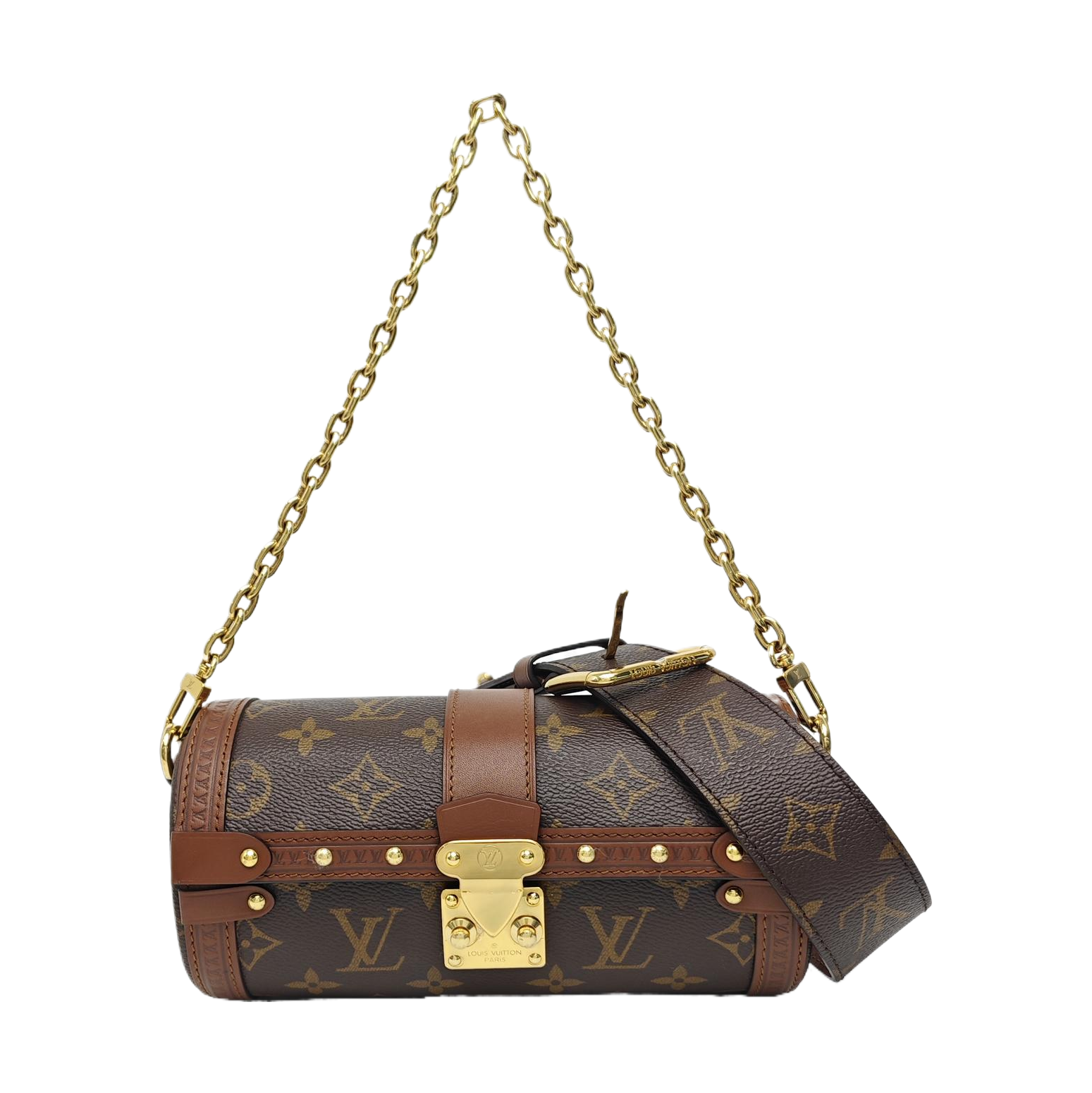PAPILLON 19 Monogram Coated Canvas Brown