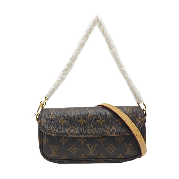 IVY Monogram Coated Canvas Brown