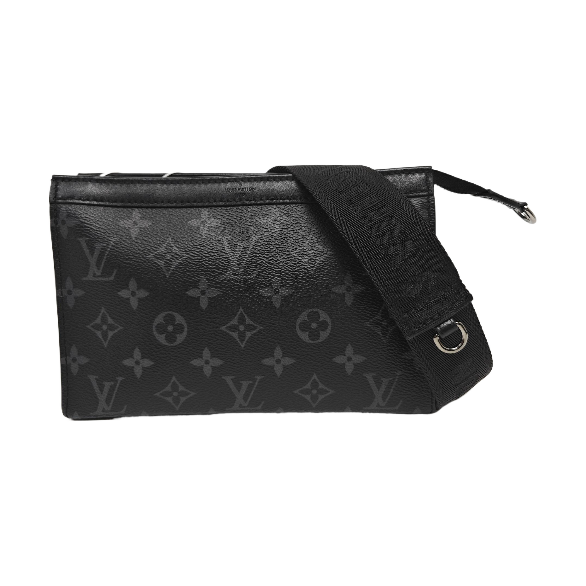 GASTON Monogram Coated Canvas Gray