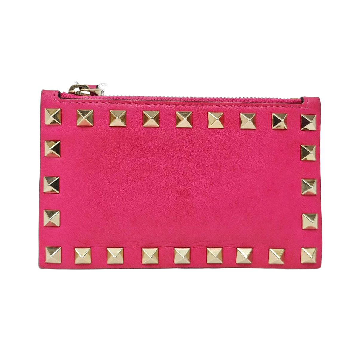 Authenticated pre-owned  Rockstud Calfskin Pink - Clutch at Looply
