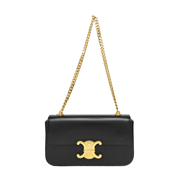 CLAUDE Calfskin Black