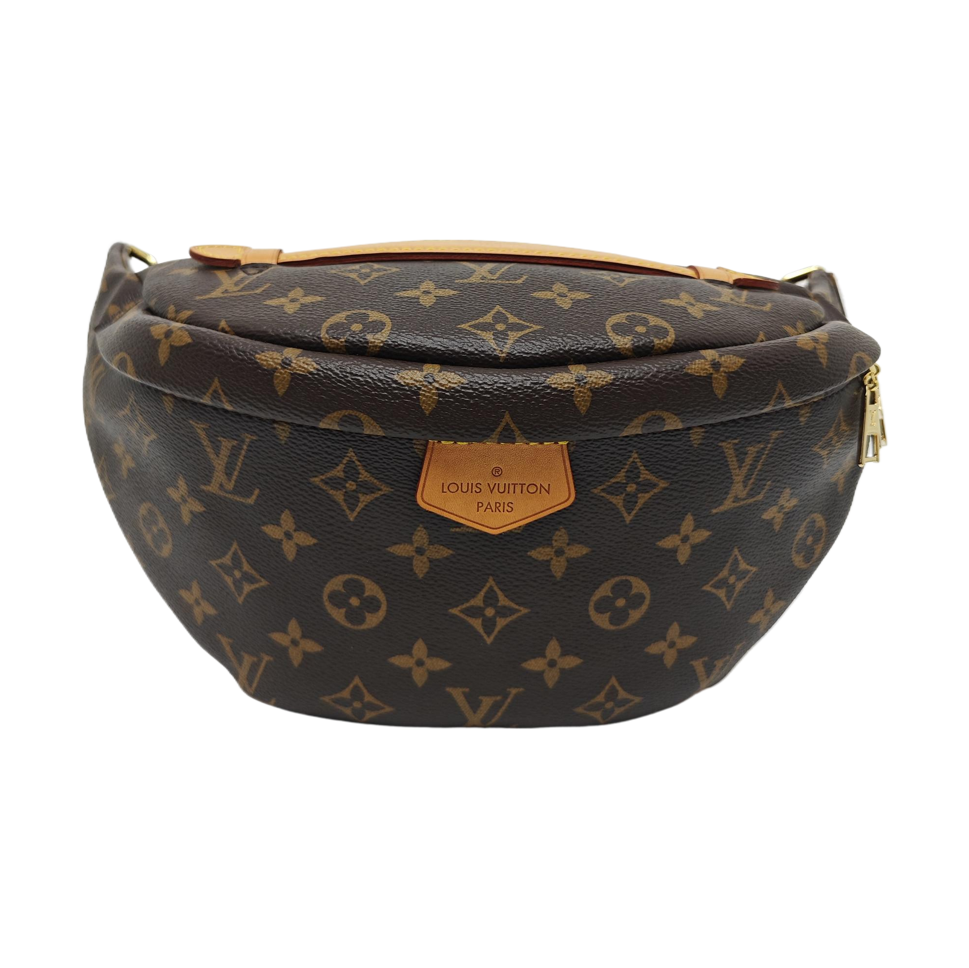 BUMBAG Monogram Coated Canvas Brown
