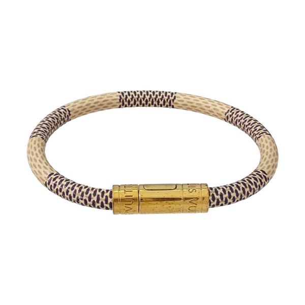 KEEP IT Coated Canvas White Bangle