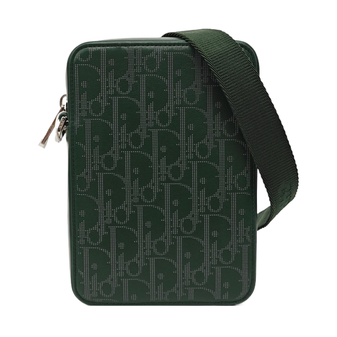 World Tour Oblique Calfskin Green