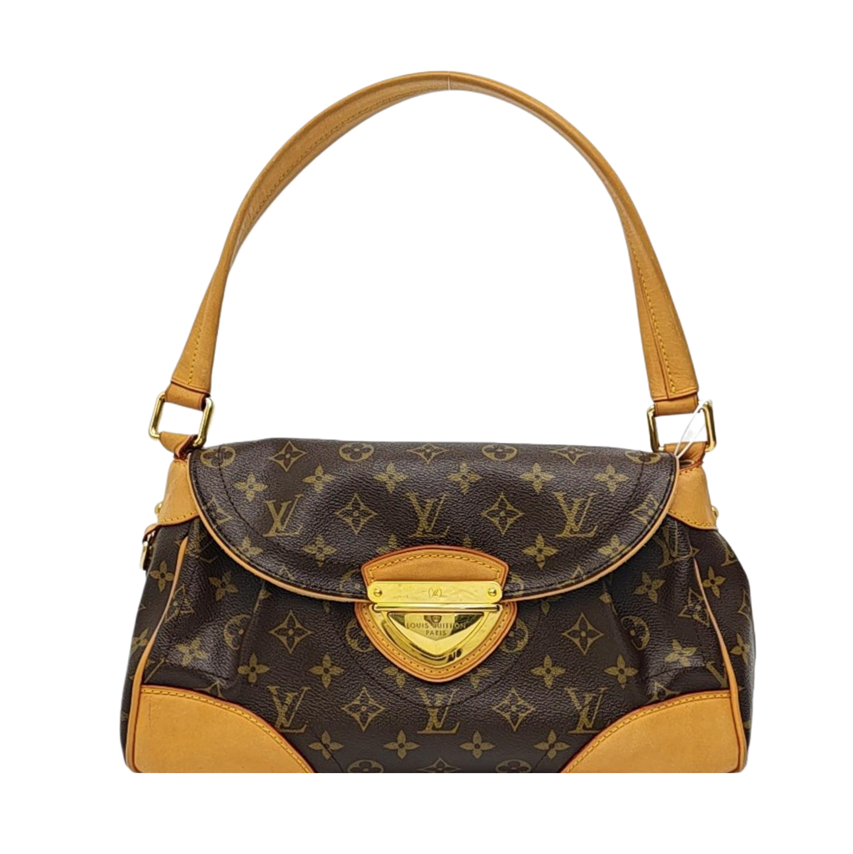 BEVERLY MM Monogram Coated Canvas Brown
