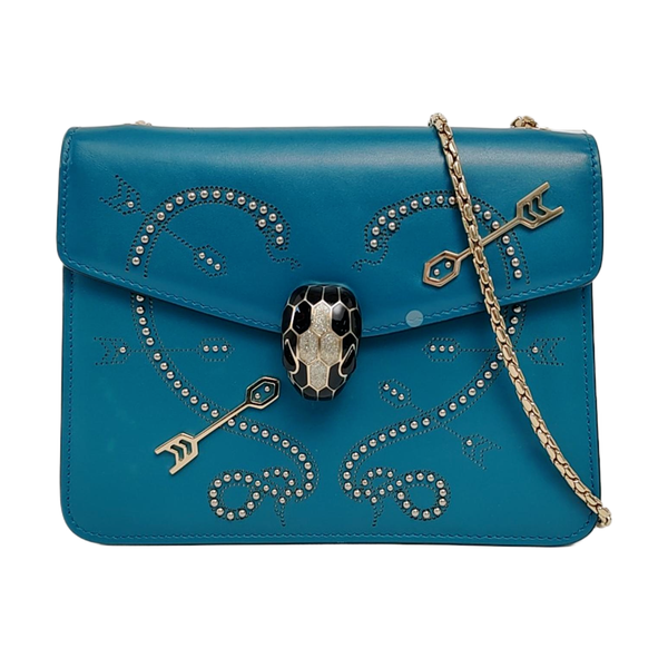 SERPENTI FOREVER Small Calfskin Green